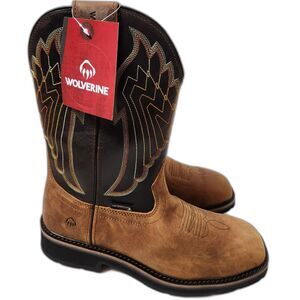 Wolverine Rancher Eagle Waterproof + Slip-Resistant Work Boots Men's 11.5